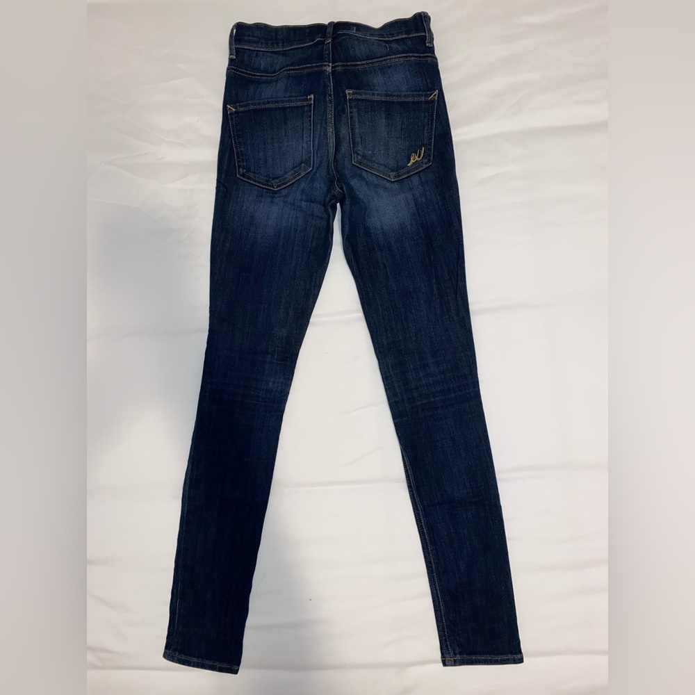 High Waisted Ripped Express Jegging - Picture 2 of 2